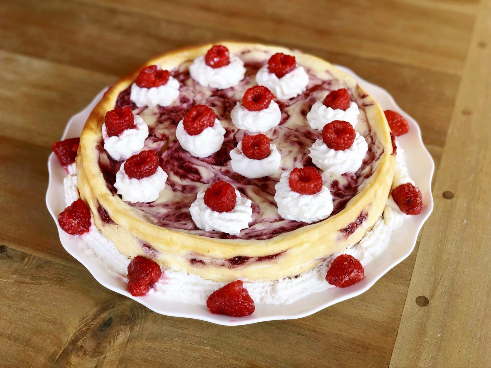 Keto Raspberry Swirl Cheesecake New