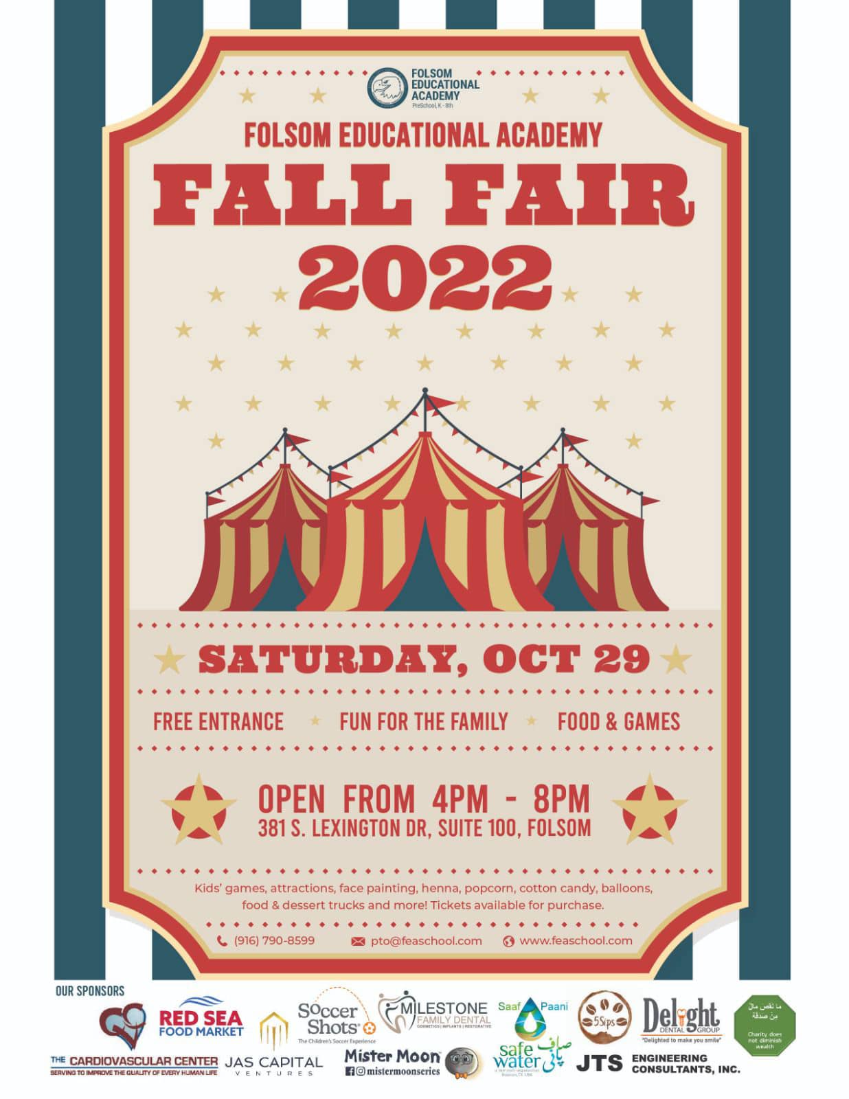 Fall Fair 2022 Folsom Educational Academy Islamic School