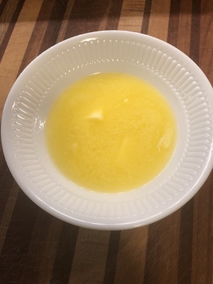Melted butter