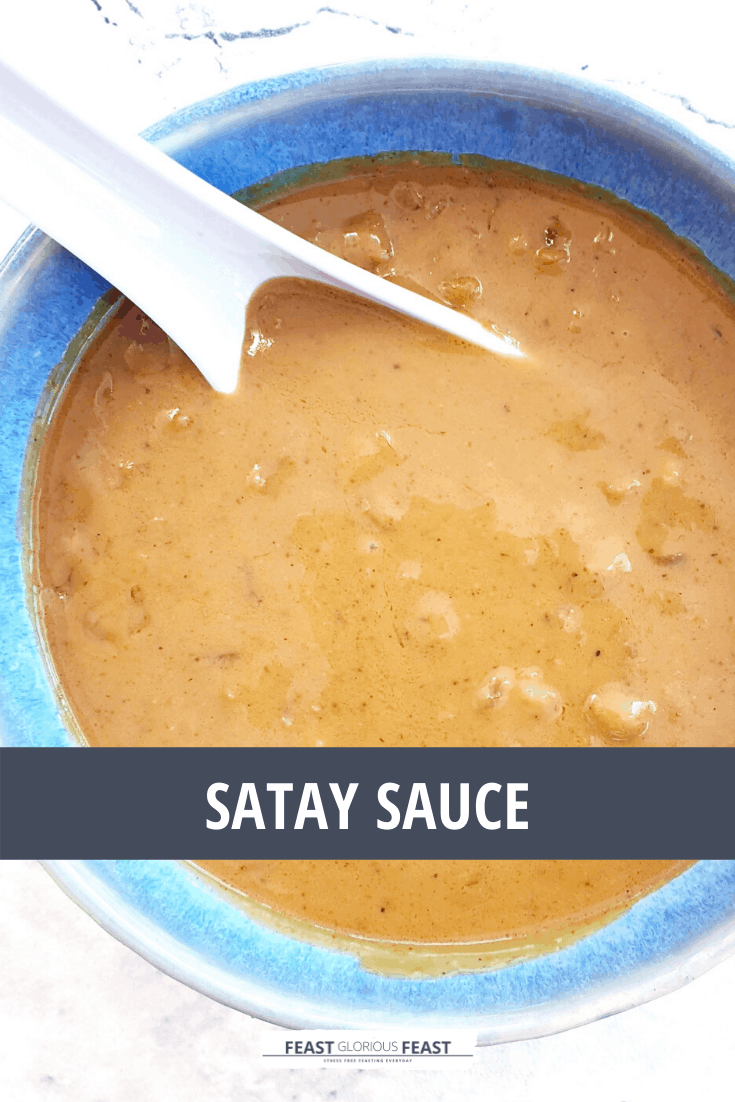 Satay Sauce (Vegan) Feast Glorious Feast