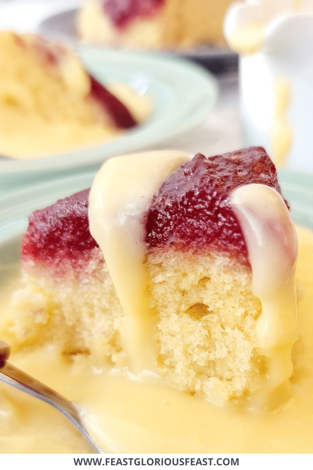 Microwave Jam Sponge Pudding Feast Glorious Feast