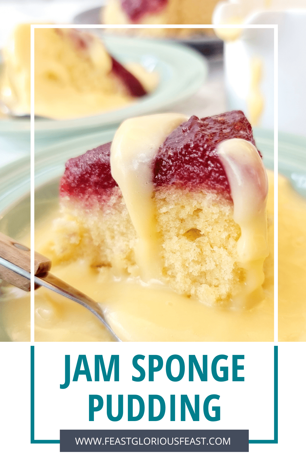 Microwave Jam Sponge Pudding Feast Glorious Feast