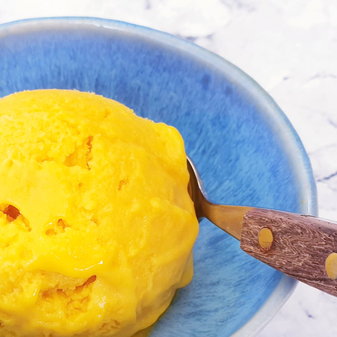 No Churn Mango Coconut Ice Cream (Vegan) Feast Glorious Feast