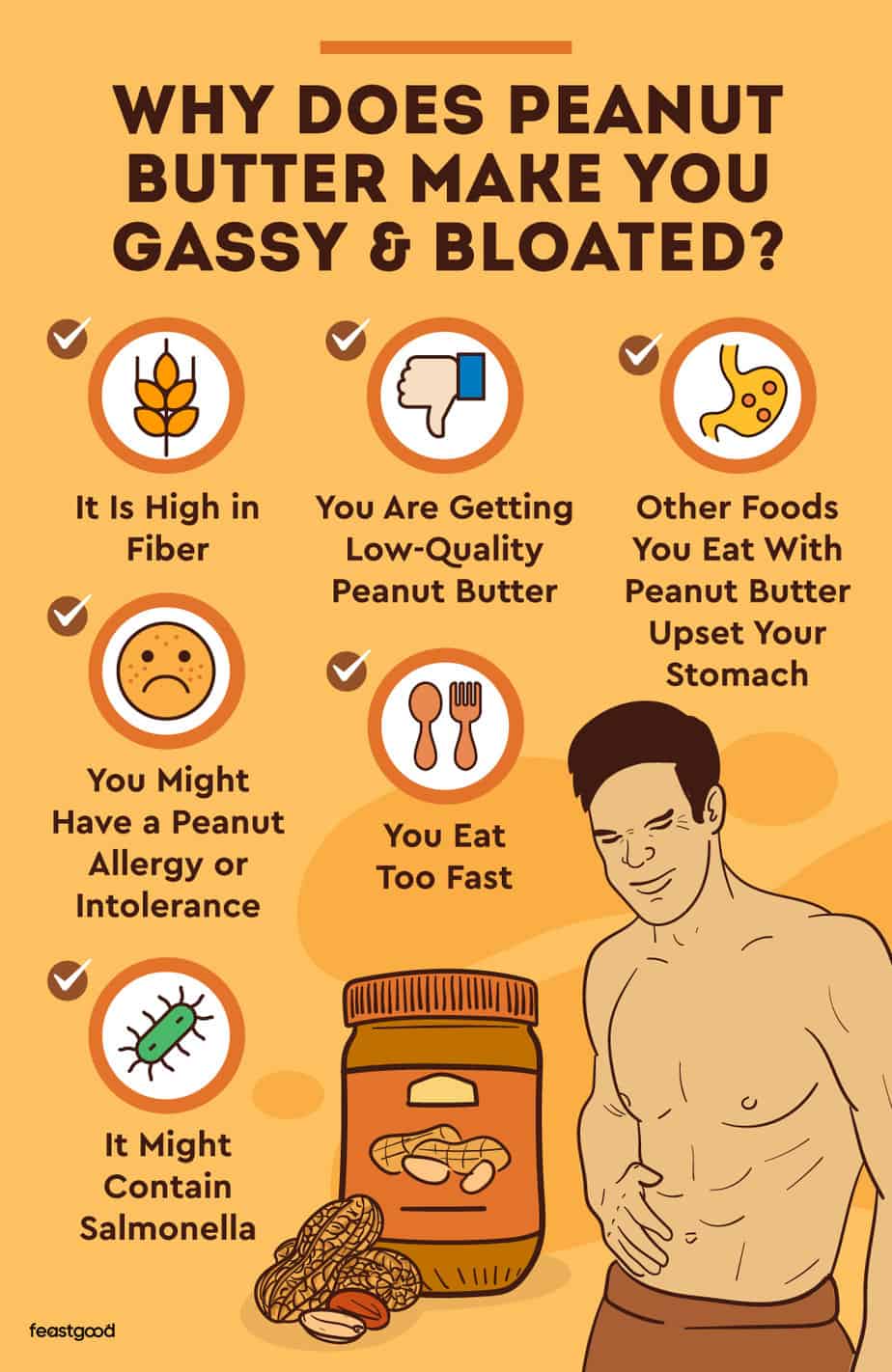Peanut Butter Makes Me Gassy 6 Reasons + How To Fix