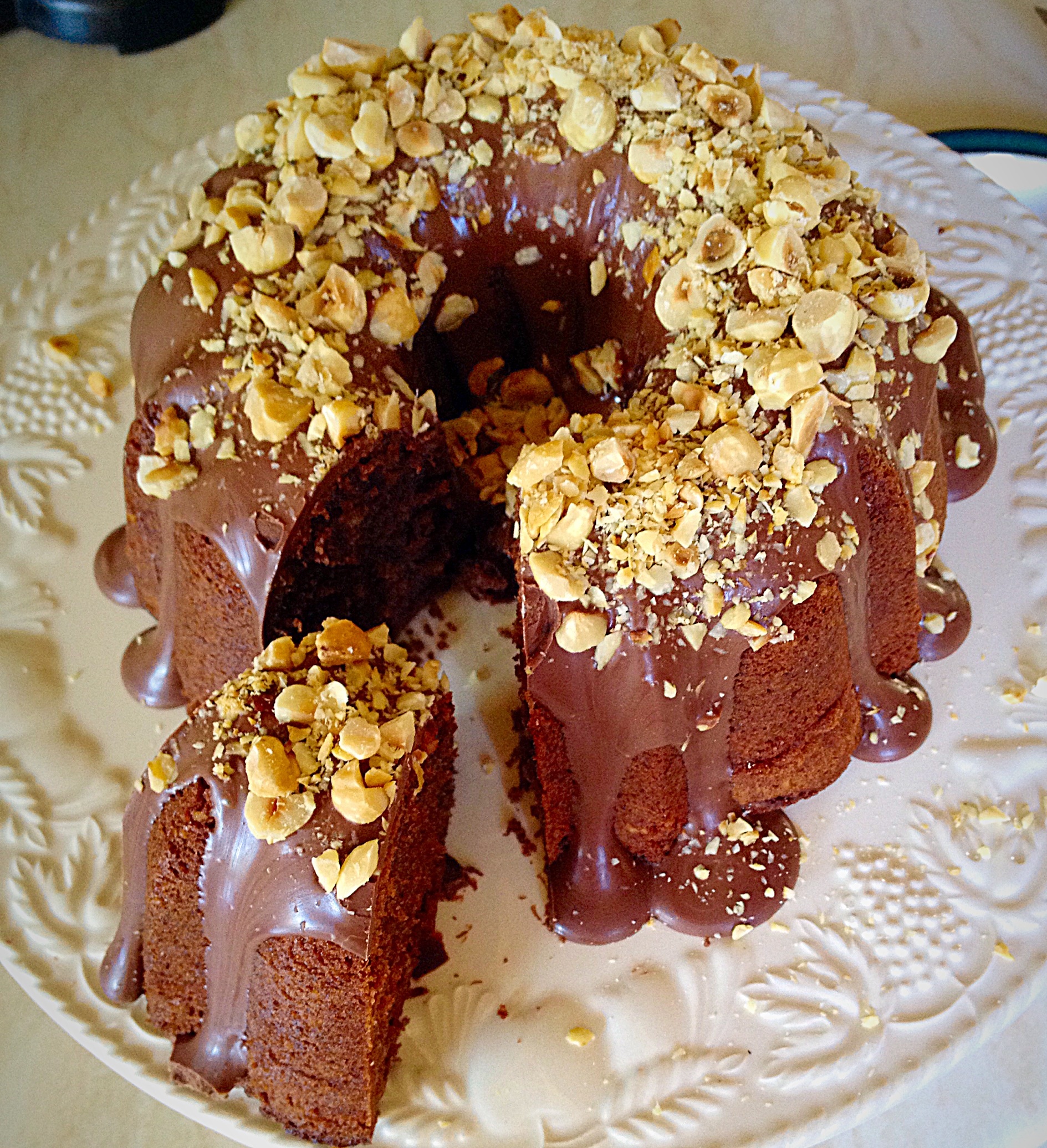 Chocolate Hazelnut Bundt Cake Feasting Is Fun
