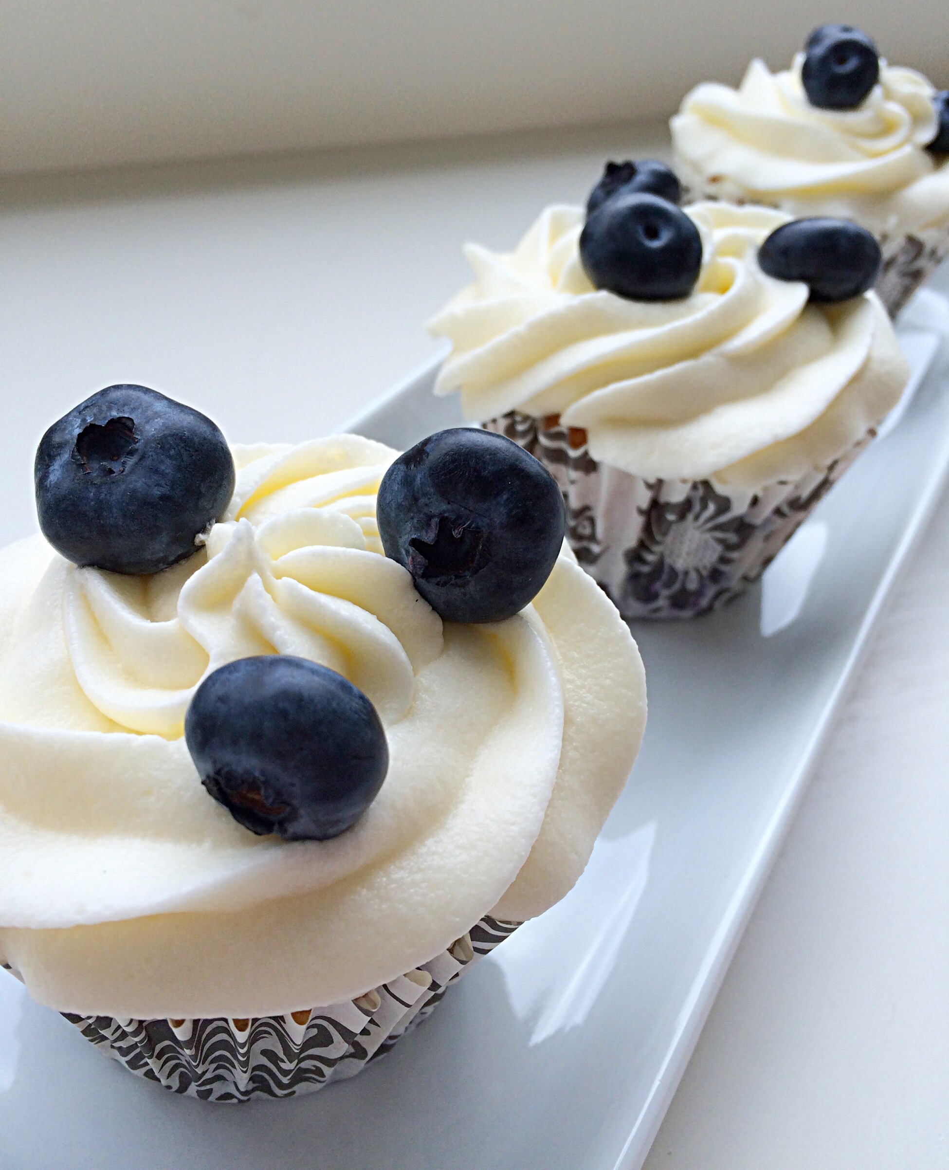 Lemon Blueberry Cupcakes Feasting Is Fun