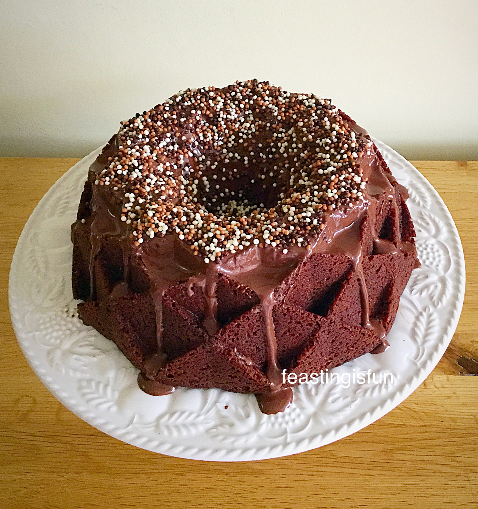 Chocolate Fudge Bundt Cake Feasting Is Fun