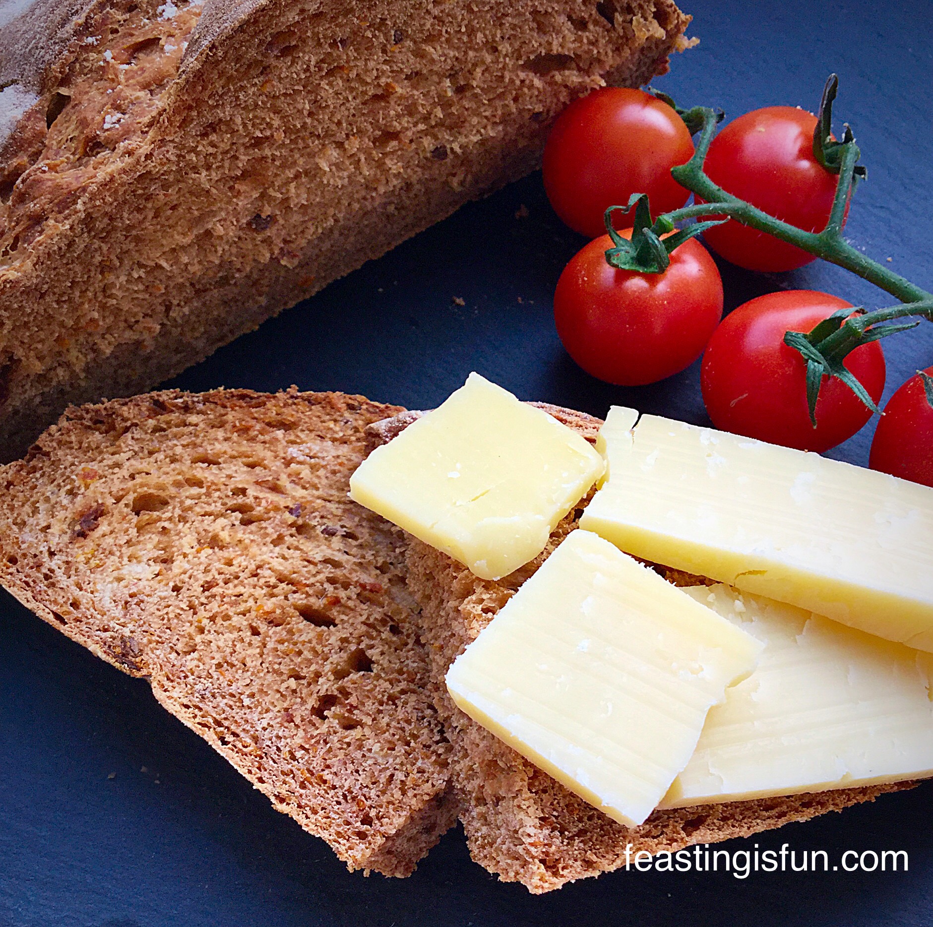 Sundried Tomato Bread Feasting Is Fun