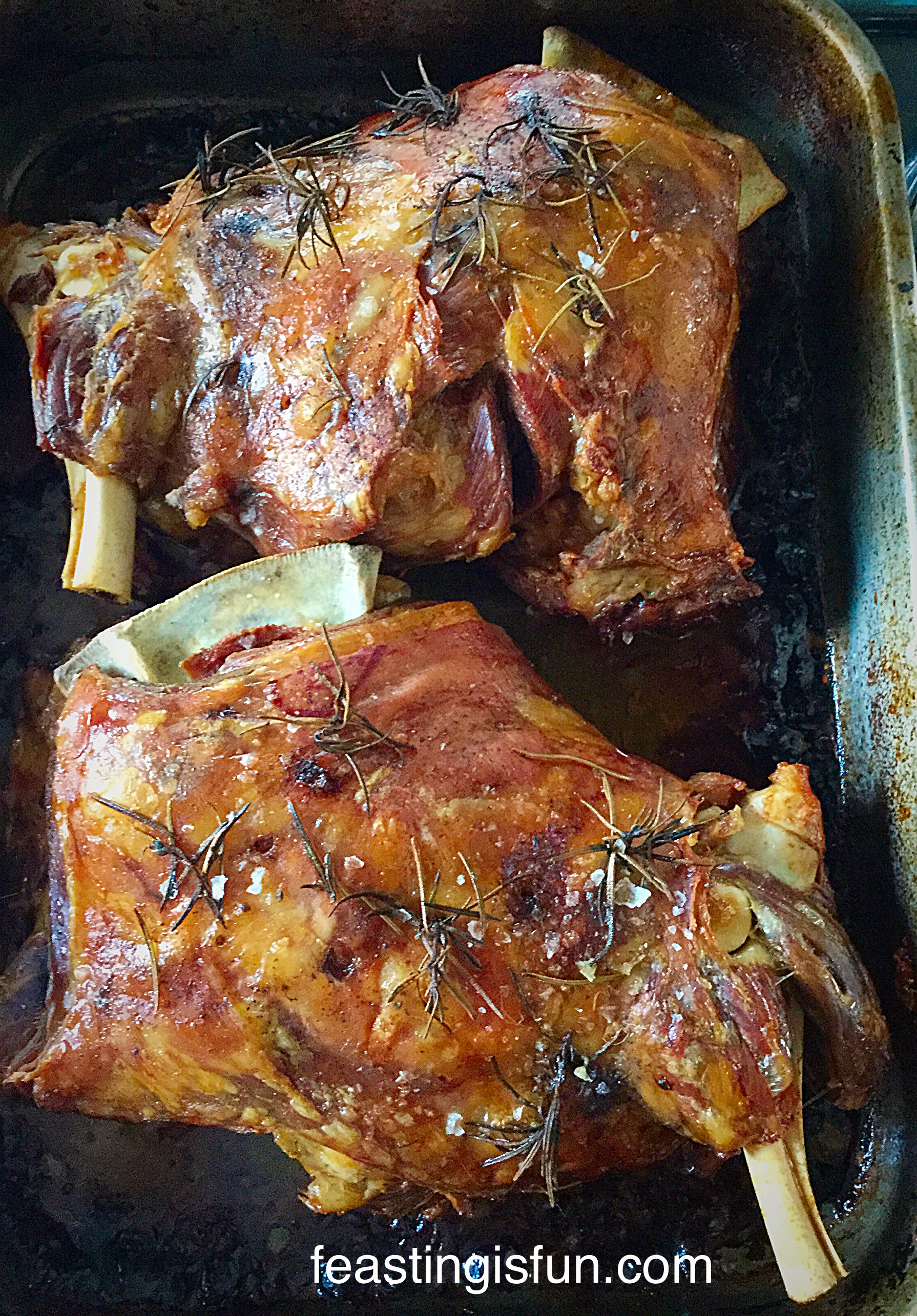Slow Roasted Lamb Shoulder Feasting Is Fun