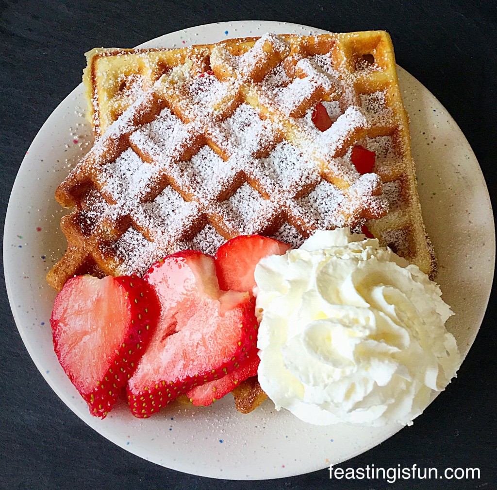 Vanilla Bean Waffles Feasting Is Fun