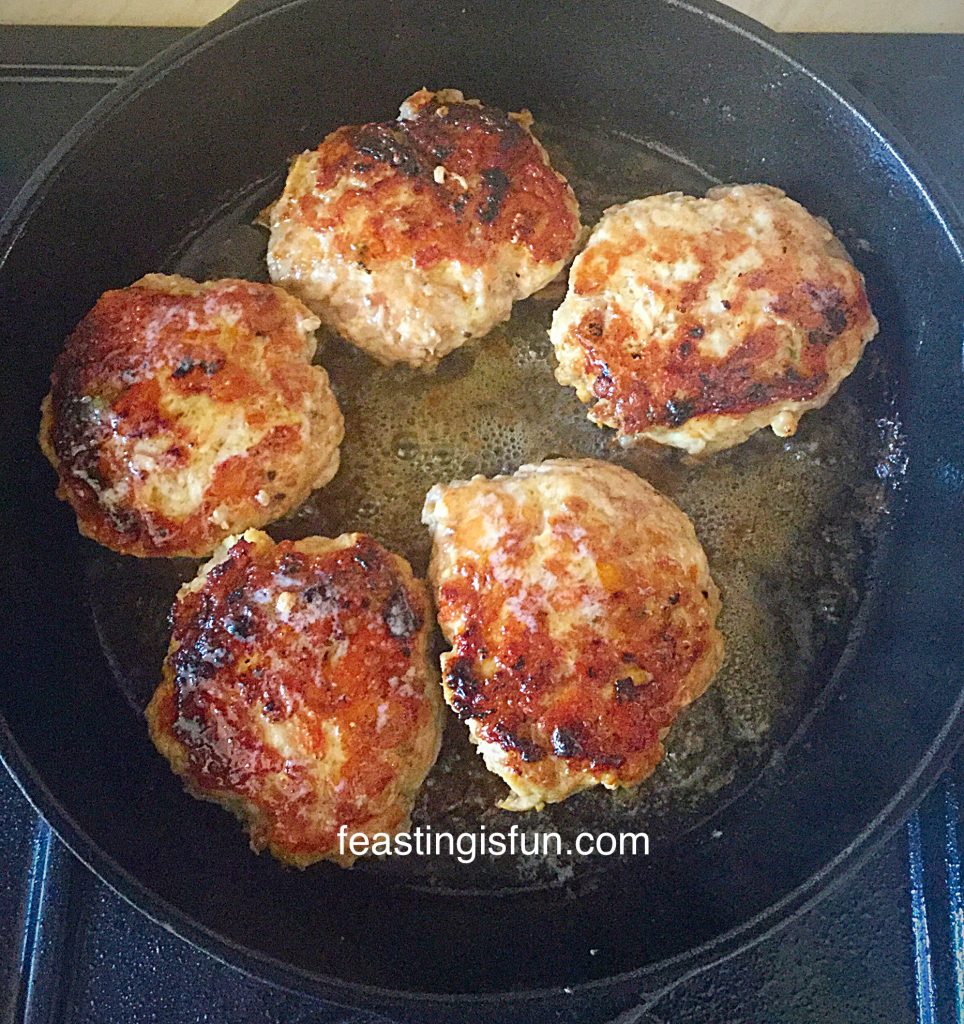 Chicken Herb Burgers Feasting Is Fun