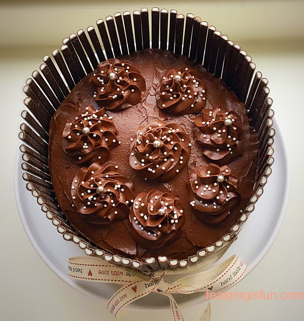 Fluted Chocolate Lemon Marble Cake Feasting Is Fun