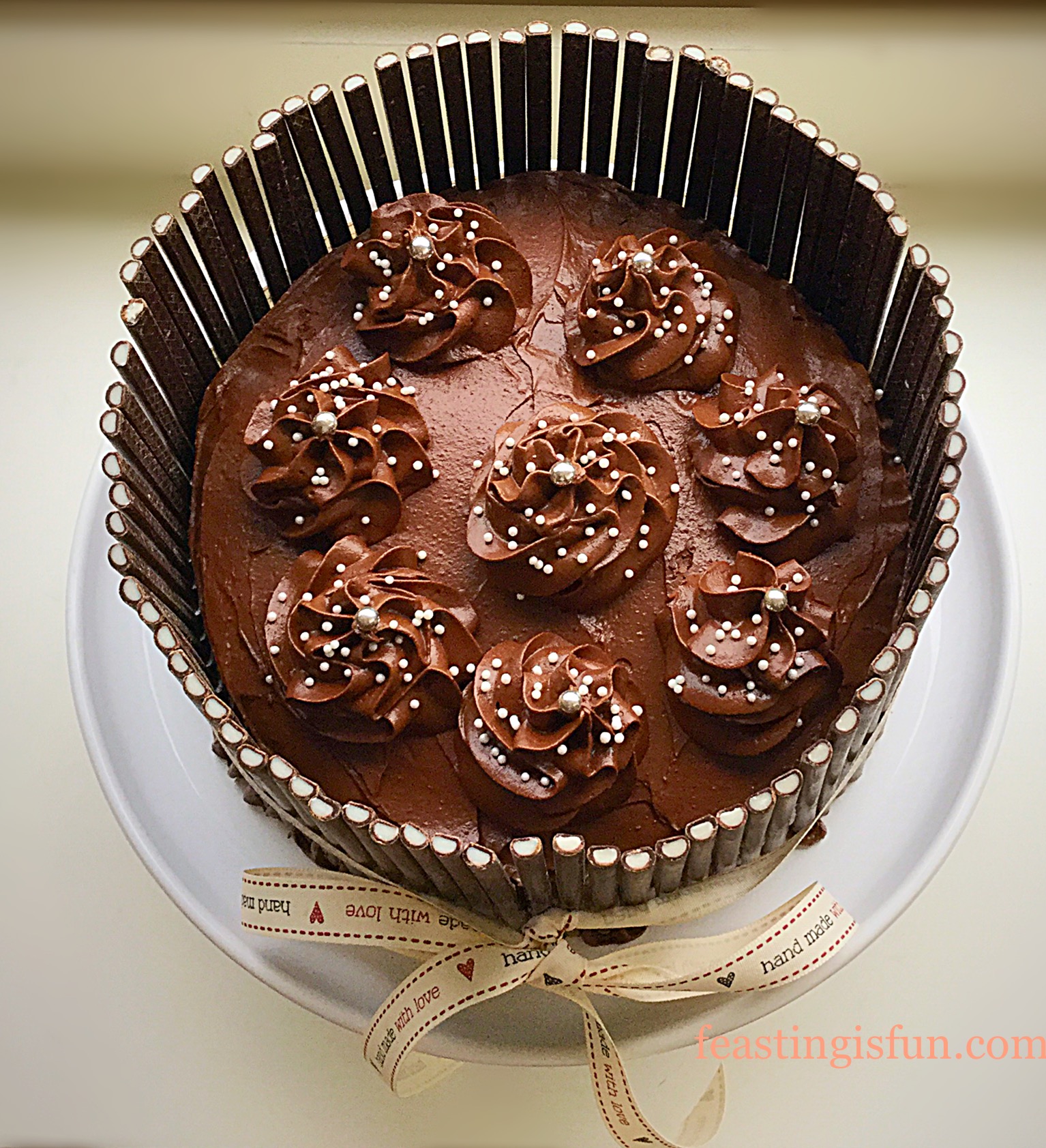 Fluted Chocolate Lemon Marble Cake Feasting Is Fun