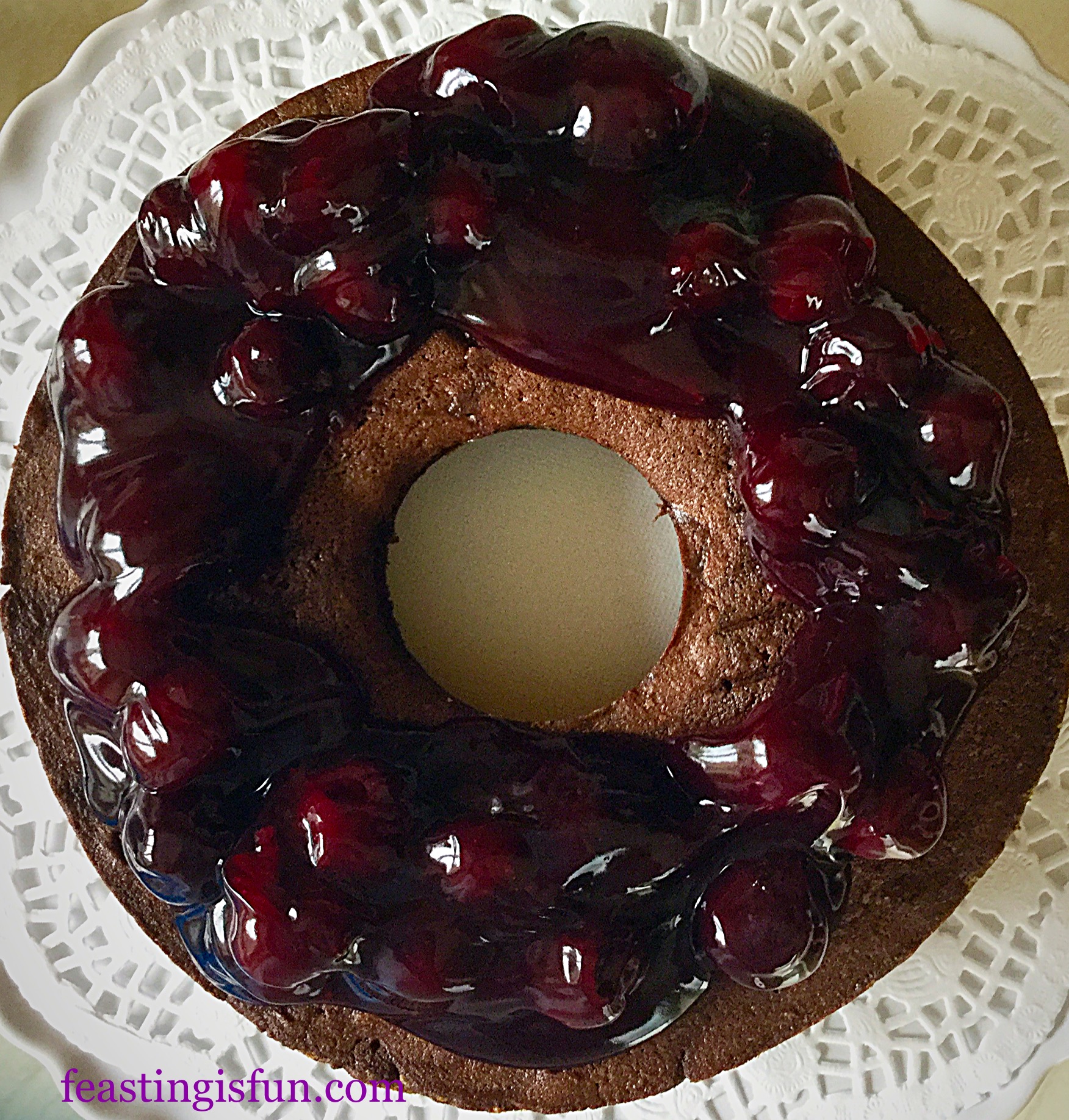 Black Forest Giant Doughnut Feasting Is Fun