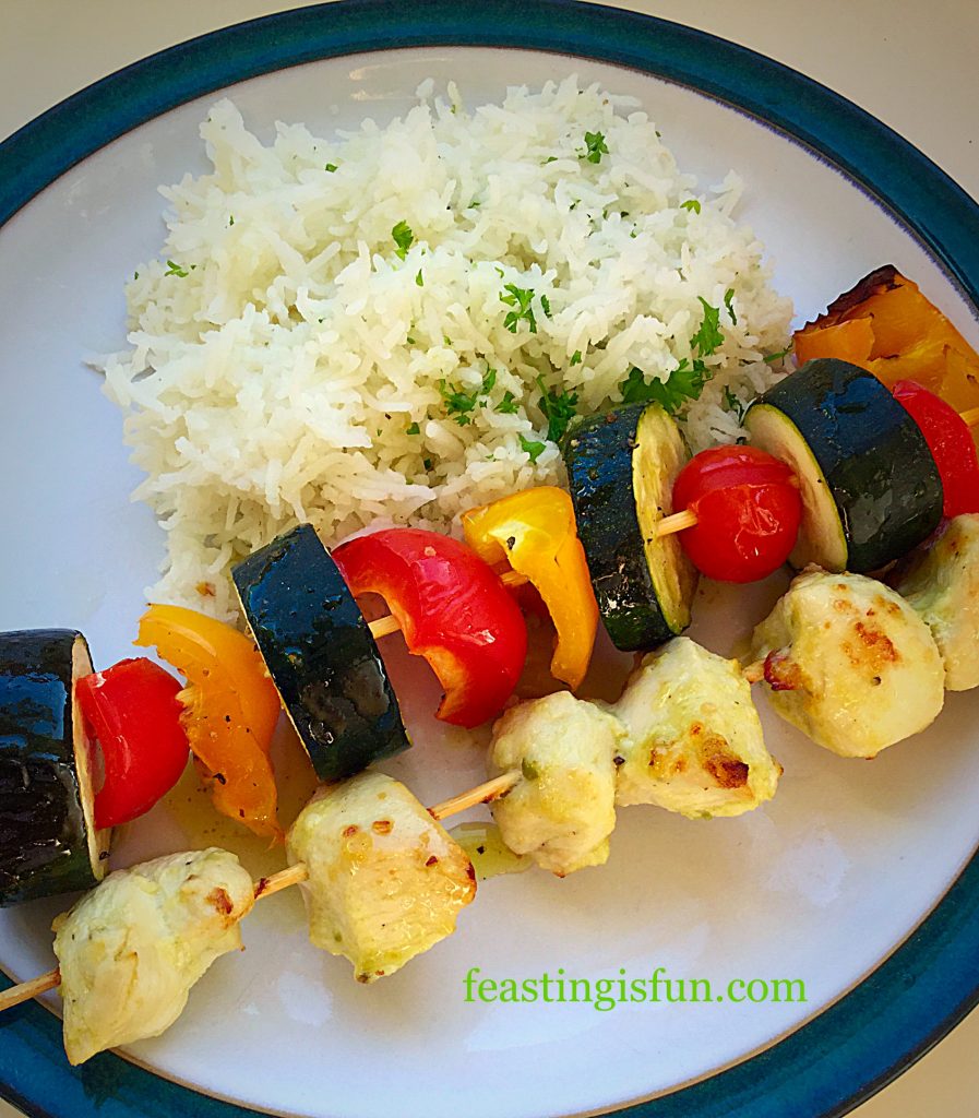Chilli Lime Chicken Kebabs Feasting Is Fun