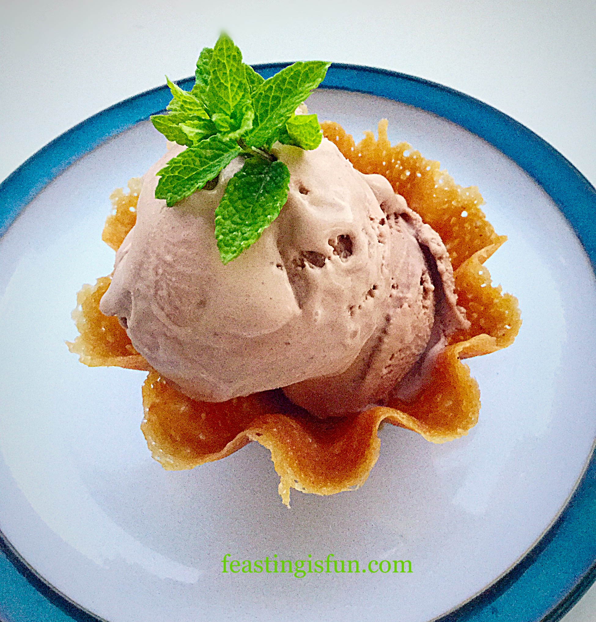 Mint Chocolate Milkshake Ice Cream Feasting Is Fun