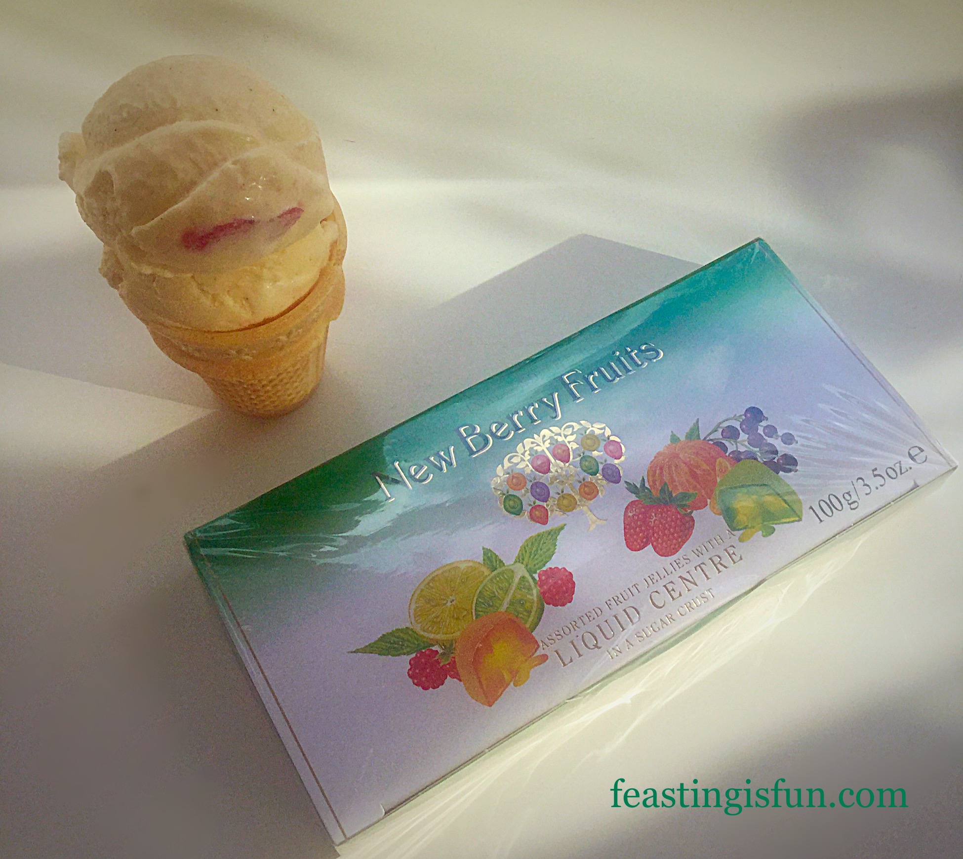 New Berry Fruits Ice Cream Feasting Is Fun