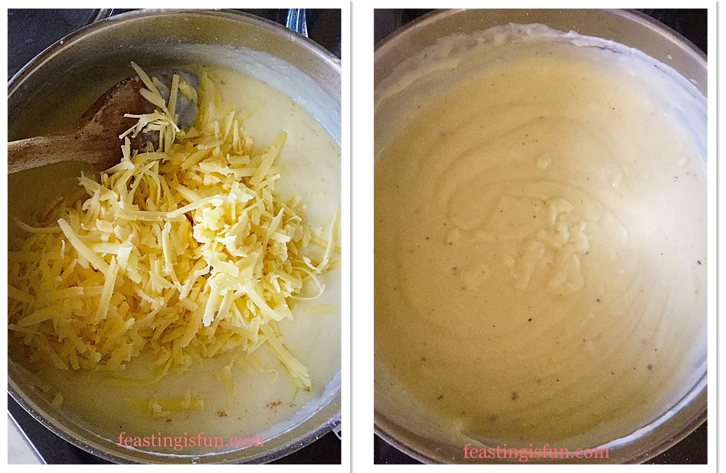 Homemade Cauliflower Cheese Feasting Is Fun