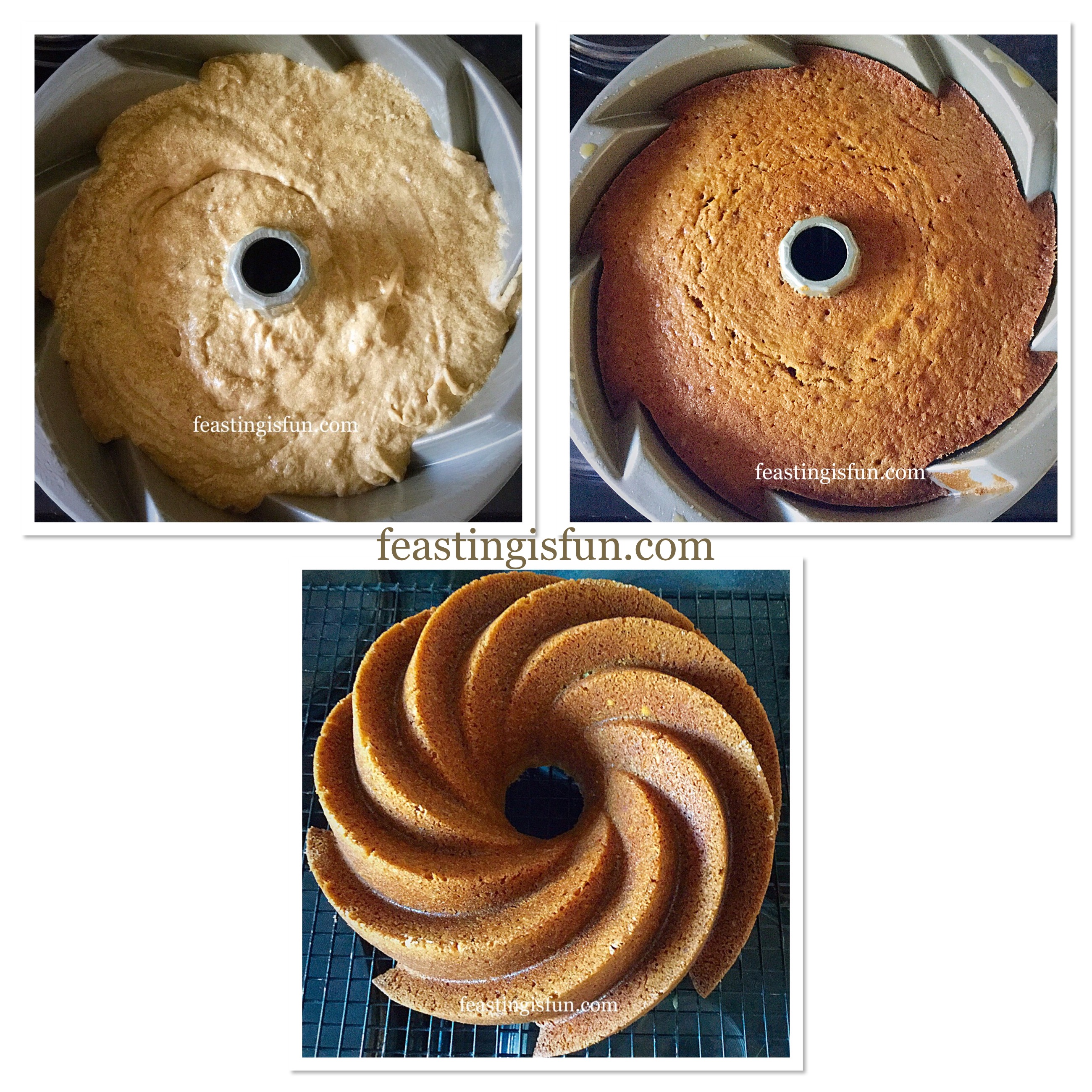 Maple Syrup Iced Coffee Bundt Cake Feasting Is Fun