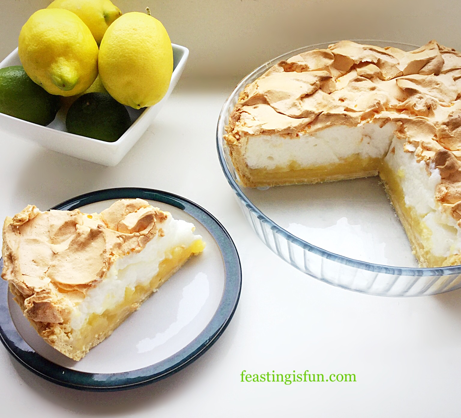 Lemon Lime Meringue Pie Feasting Is Fun