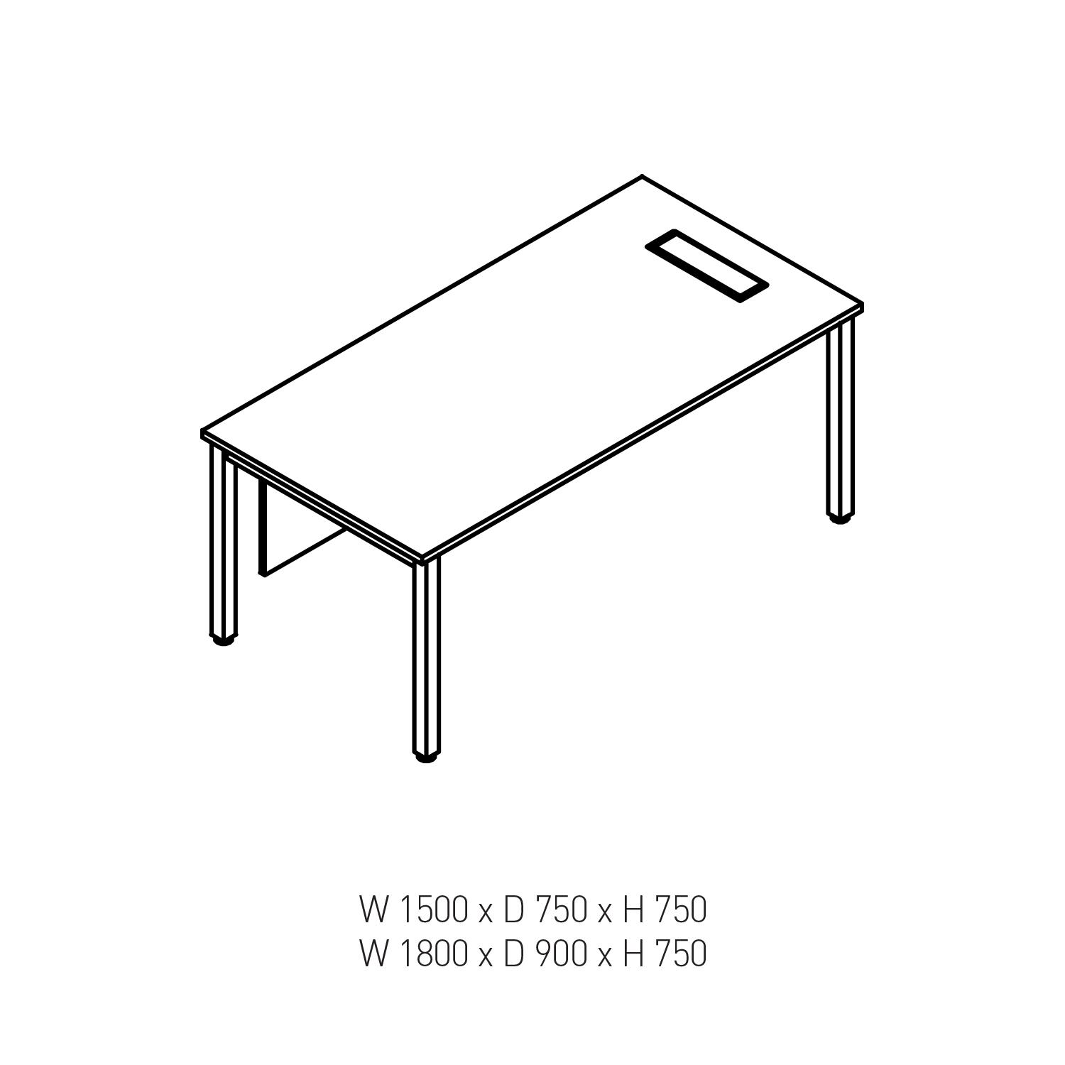 Edge Cabin Table Featherlite Furniture