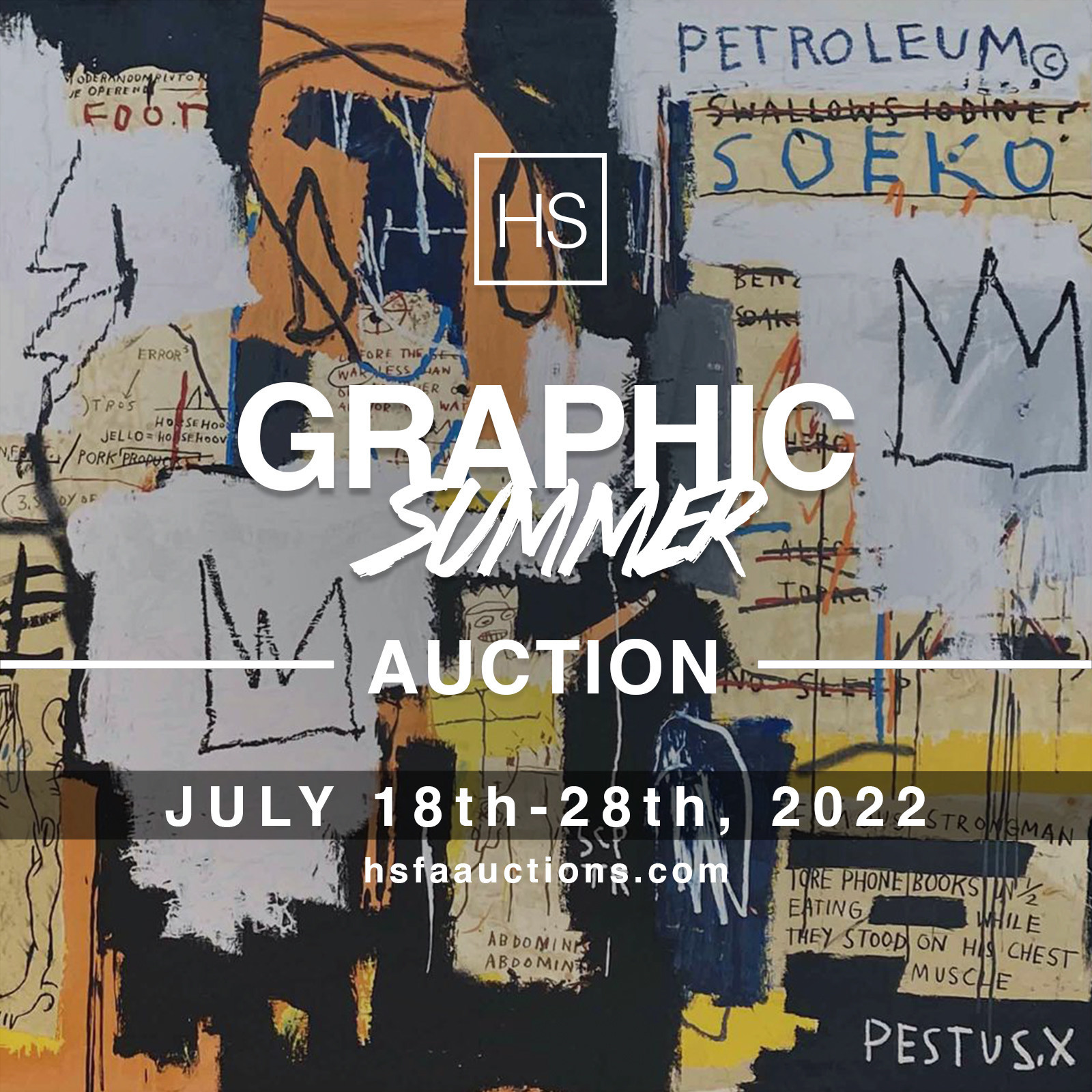 HamiltonSelway Fine Art Presents “Graphic Summer” Our Art Auction featured