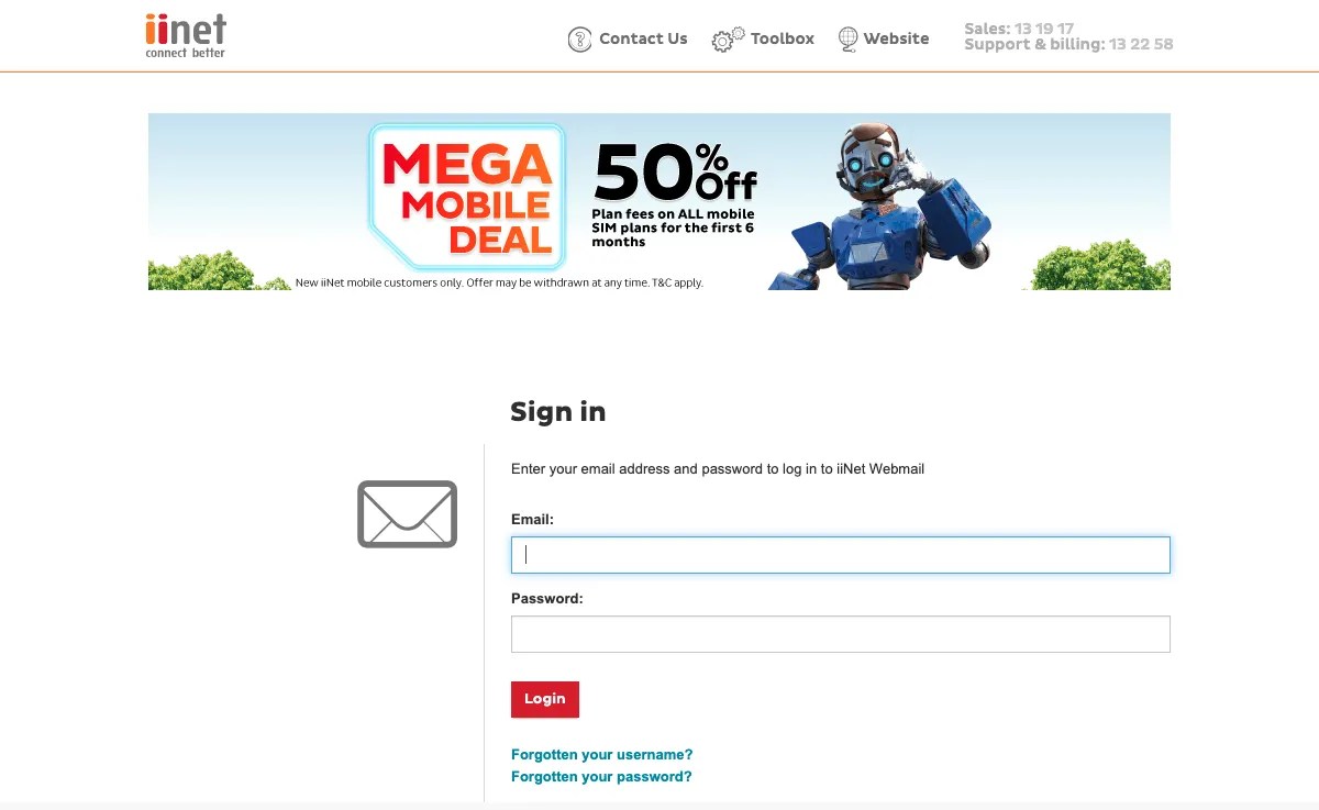 Schedule emails in your (Internode) email account to