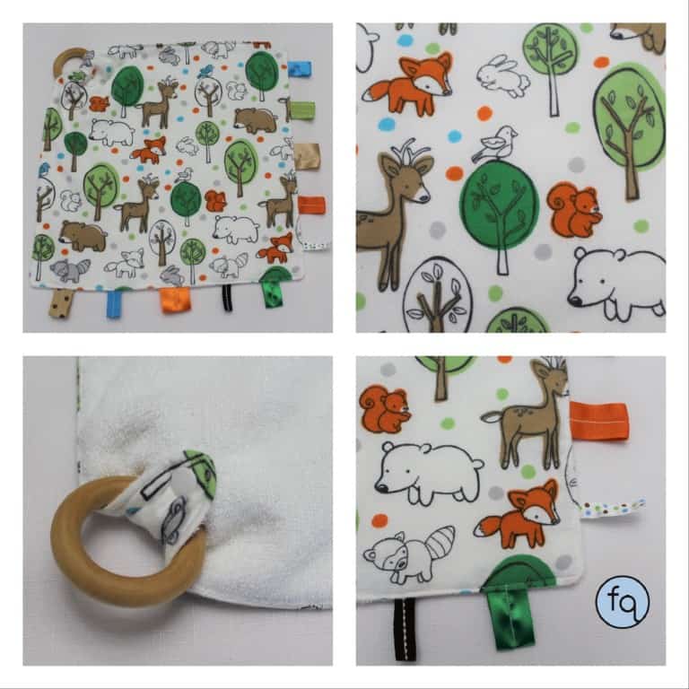 Baby Teething Blanket Made To Order Feaverishly Quilting