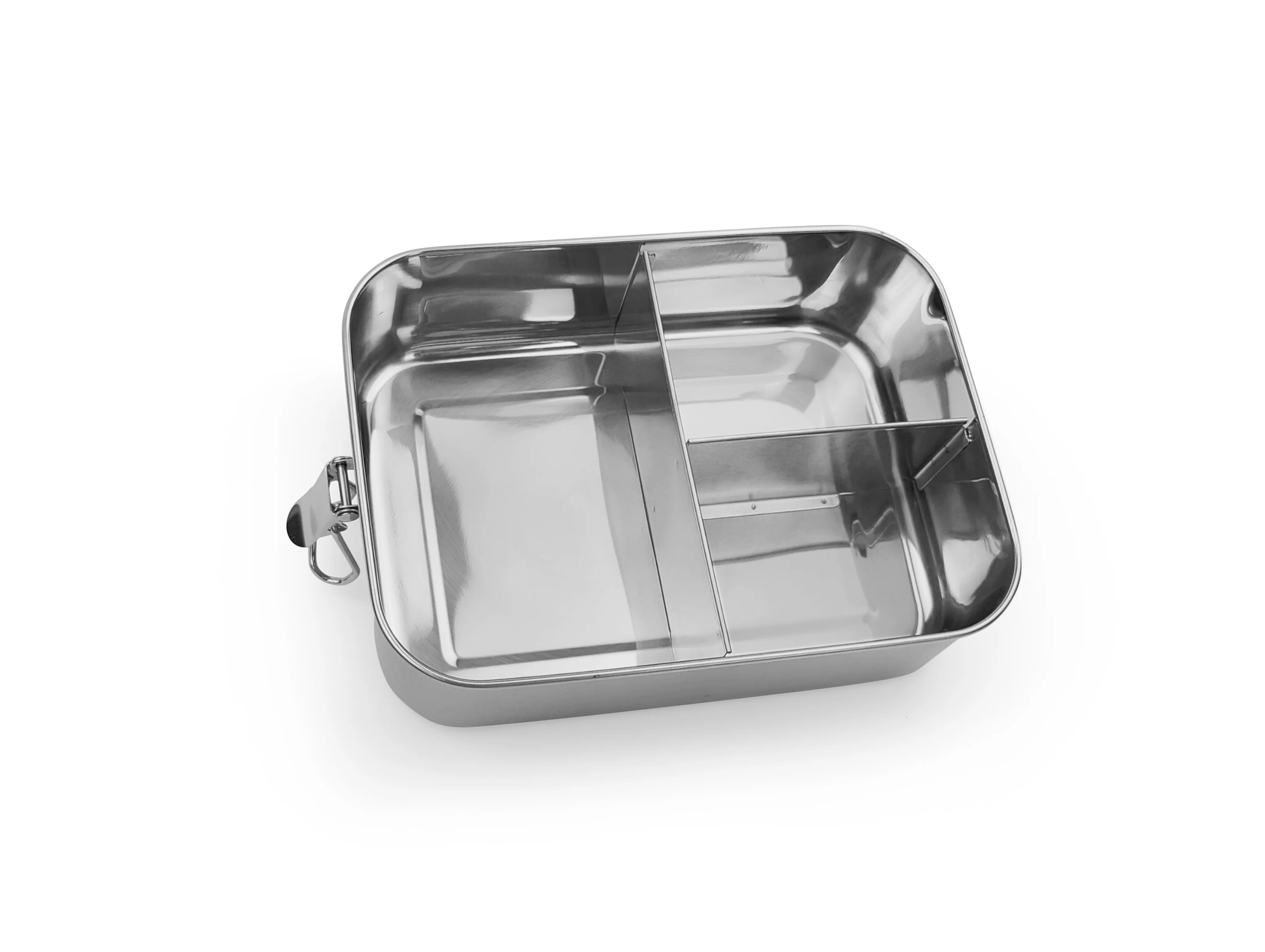 Stainless Steel Bento Box With 3 Compartments Fe.Box