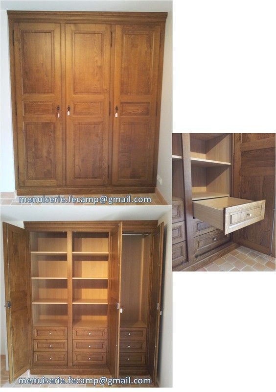 Armoire en chêne massif sur mesure