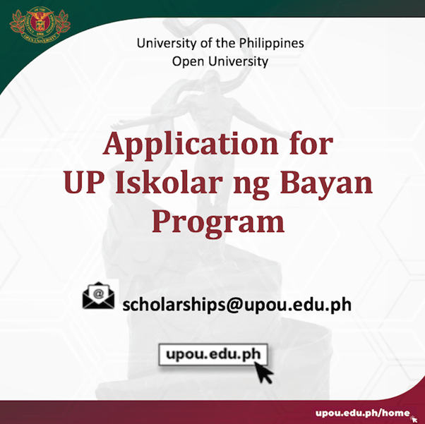 Call for Applications UP Iskolar ng Bayan Program Faculty of Education