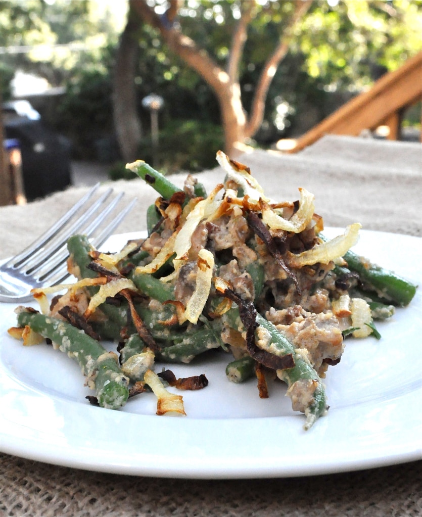 Gluten Free Green Bean Casserole (Paleo, Dairy Free) Fed & Fit