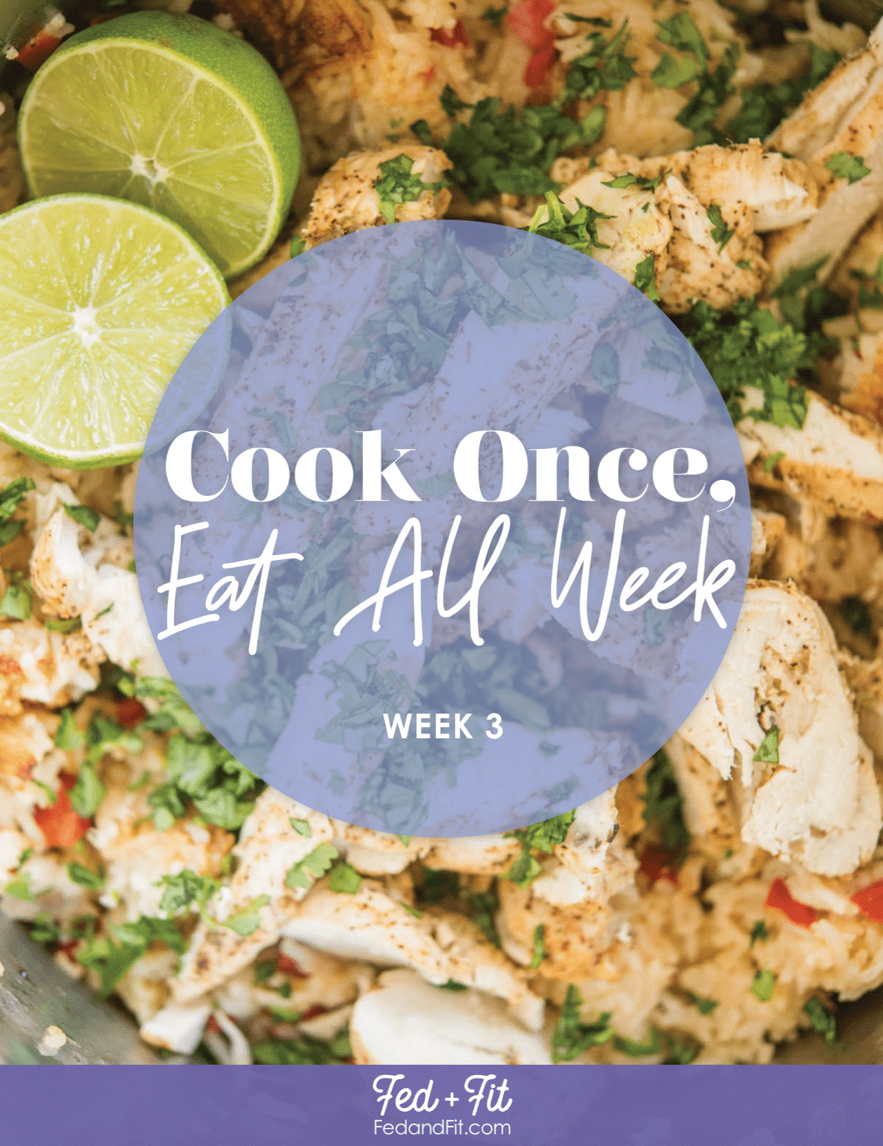 5Day Healthy Meal Plan with Shopping List Fed & Fit