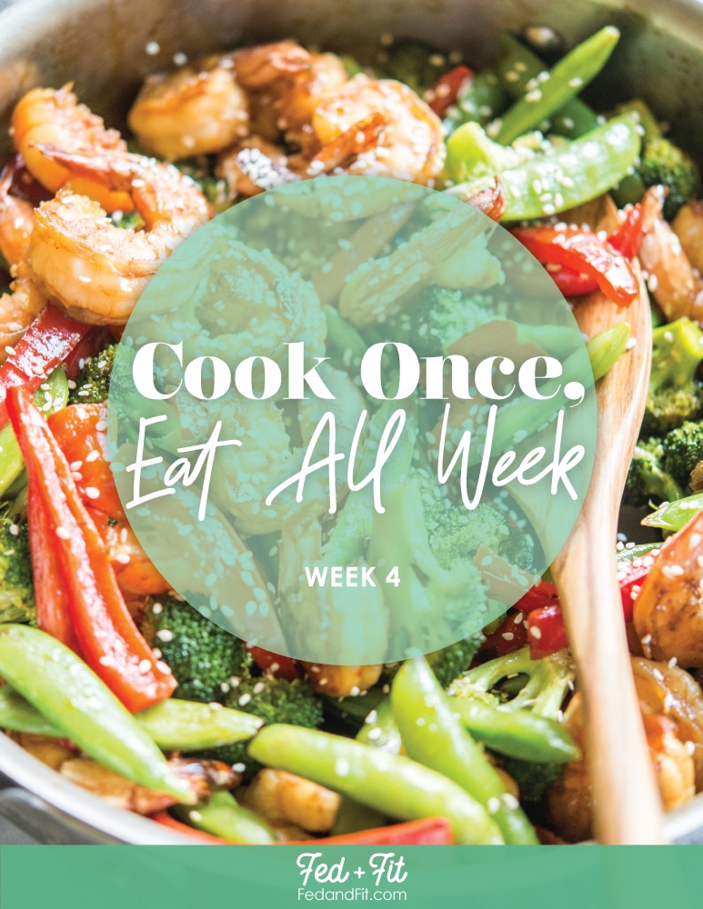 5Day Healthy Meal Prep Plan with Shopping List Fed & Fit