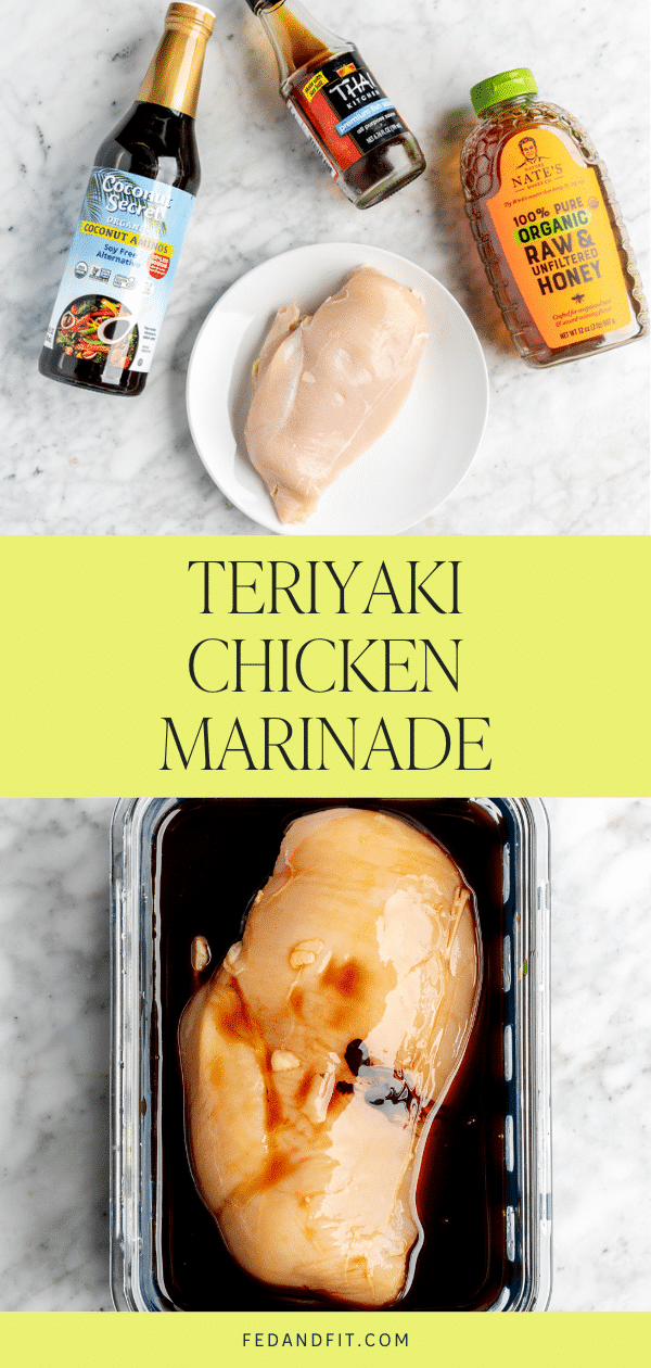 The Best 3Ingredient Teriyaki Chicken Marinade Fed & Fit