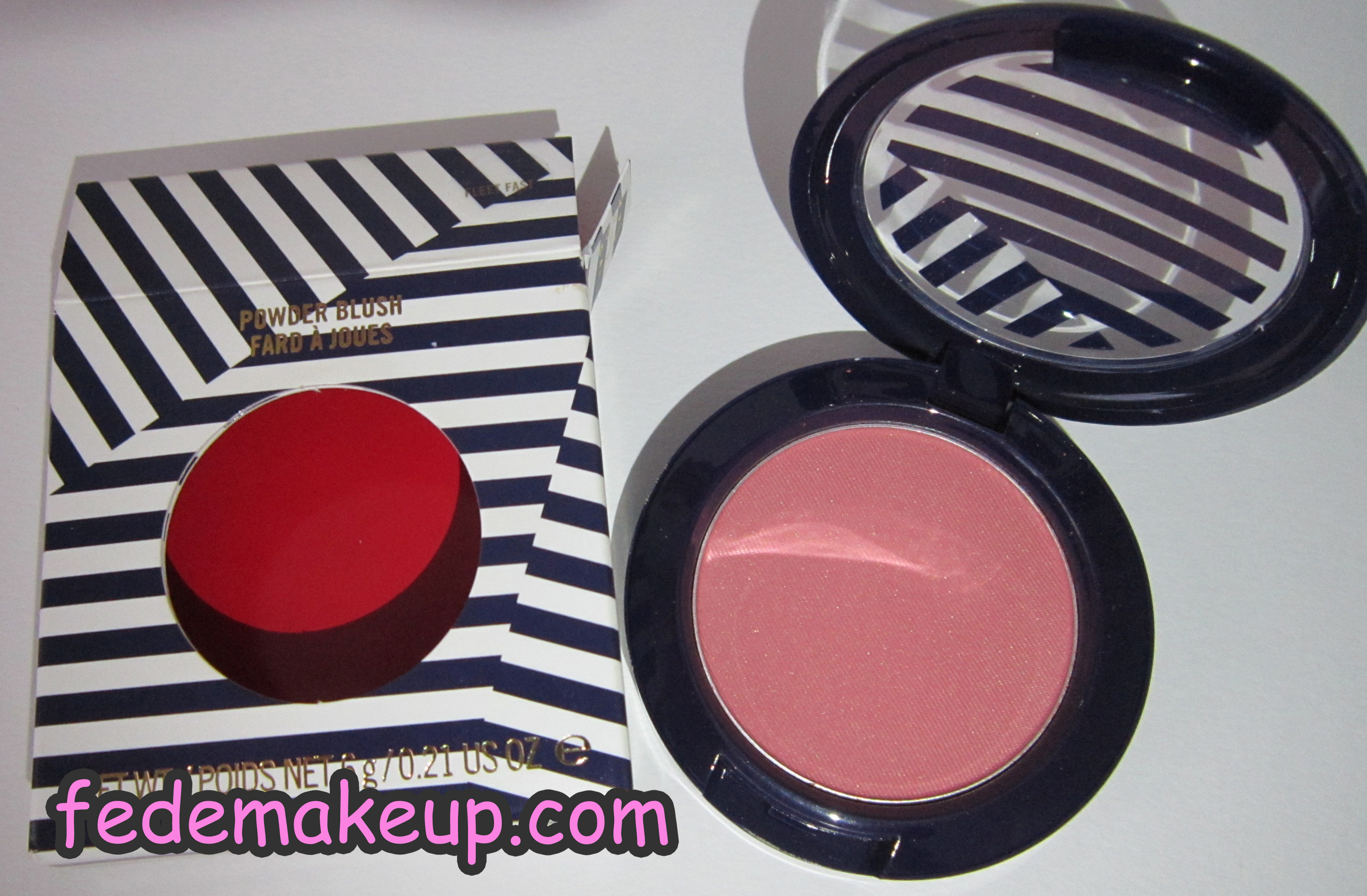 Review Mac Blush Fleet Fast collezione Hey Sailor • FedeMakeUp
