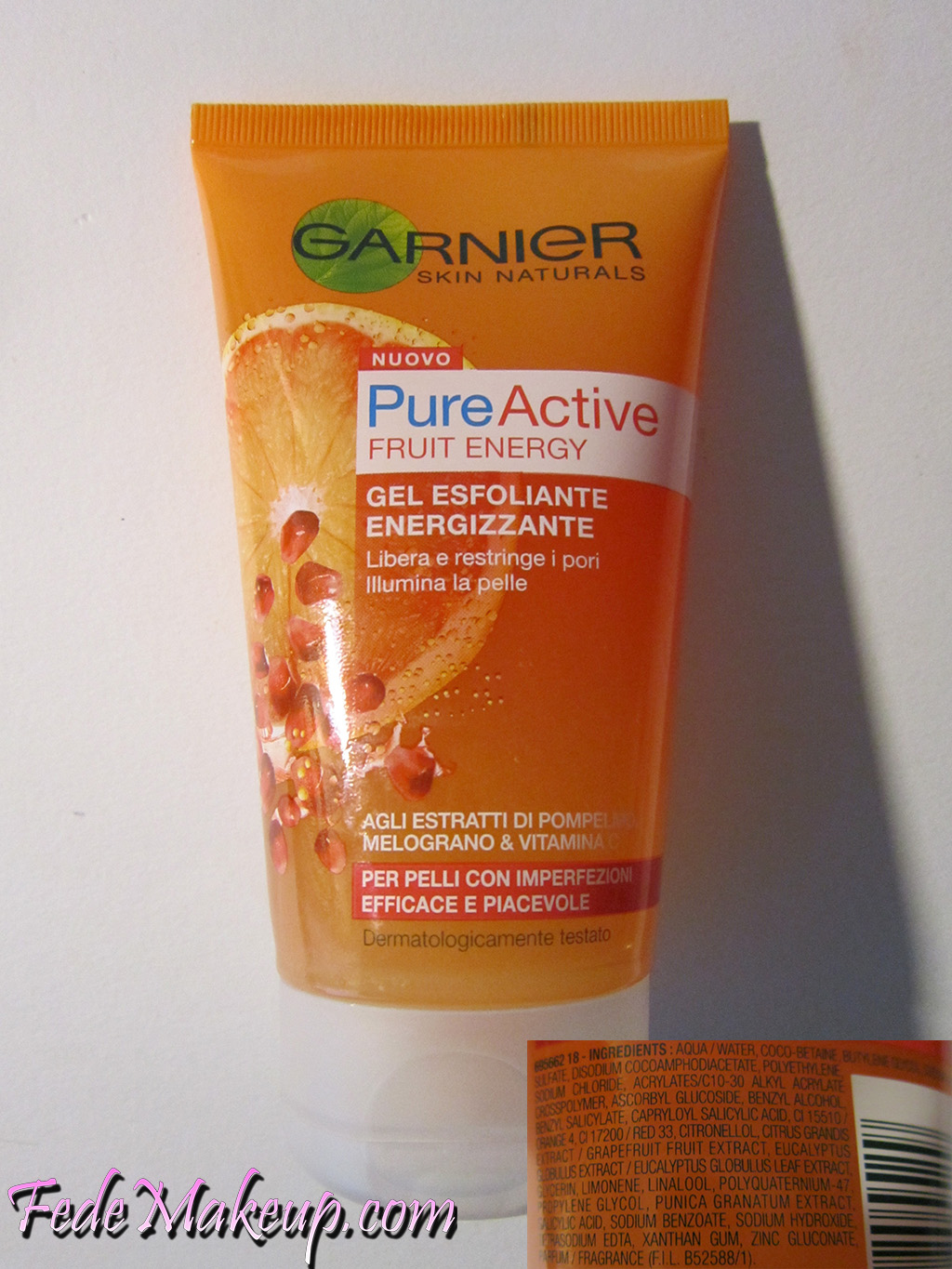 Review Garnier Pure Active Fruit Energy Gel Purificante Energizzante e