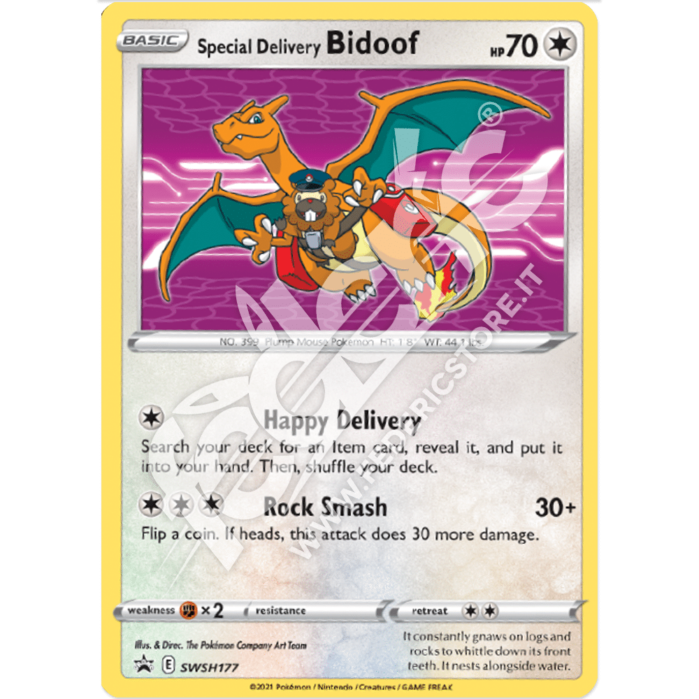 Special Delivery Bidoof Carta Promo » Federicstore