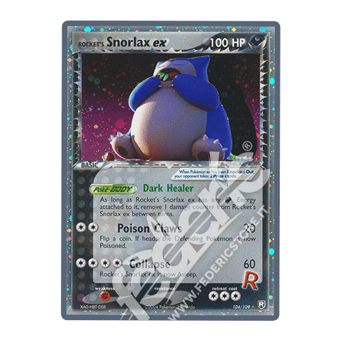 104109 Rocket’s Snorlax EX (ENG) MINT » Federicstore