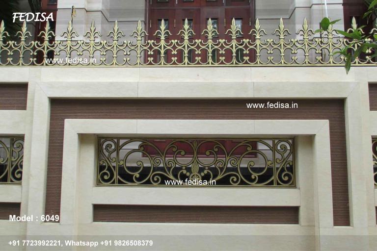 Lohe Ki Railing Simple Gate Grill Ka Design Wrought Iron Railing Designs