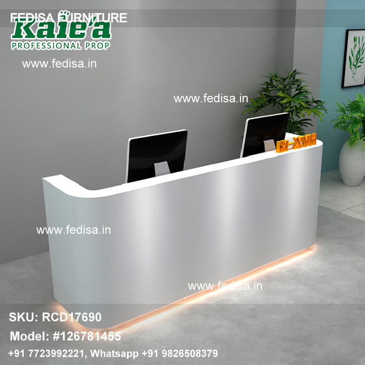 Curved Reception Desk Big Reception Desk Sleek Reception Desk Reception
