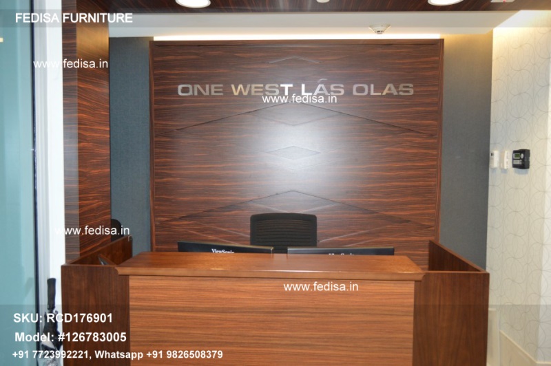 Reception Table Office Doctor's Office Reception Desk Reception Desk With Glass Display