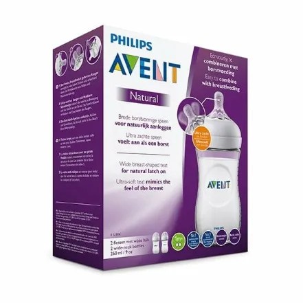 Philips Avent Natural Bottle 260ml – Twin - Fed is Best