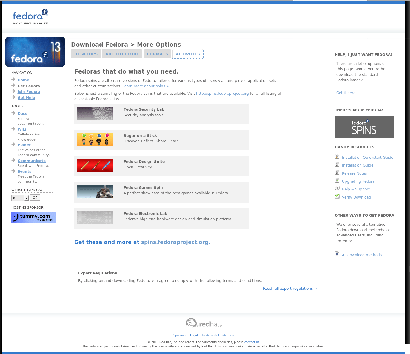 Website redesign/Mockups/Get.fpo Fedora Project Wiki