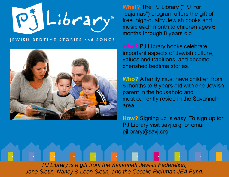 PJ Library Savannah Jewish Federation