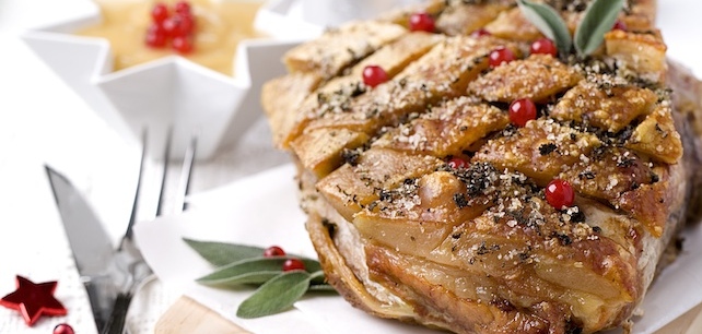 Pá de Porco com Puré de Maçã Receitas Continente