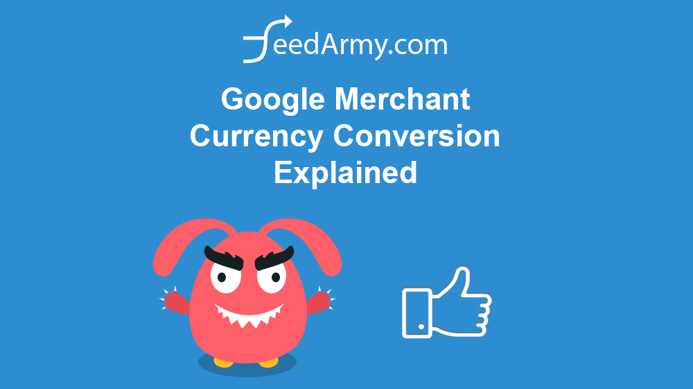 google merchant center currency