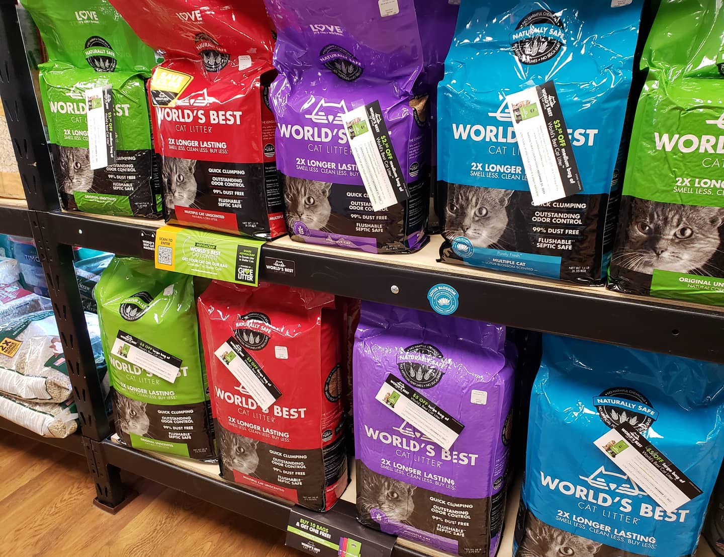 World's Best Cat Litter Demo! Feed Bag Pet Supply