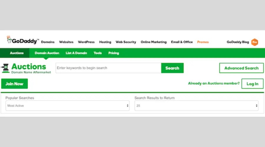 GoDaddy Domain Auctions Best Place to Find Your Next Domain