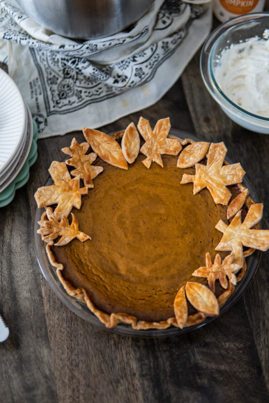 Smoked Pumpkin Pie with Eggnog Whipped Cream Feeding The Frasers